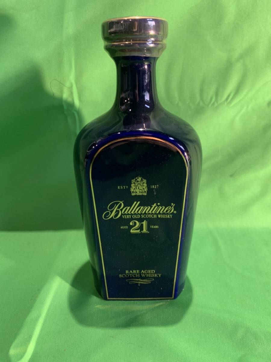 埼玉県川越市のお客様よりBallantine’s バランタイン 21年 ベリーオールド 陶器ボトル ウイスキー 700ml 43%を6000円でお買取させて頂きました！