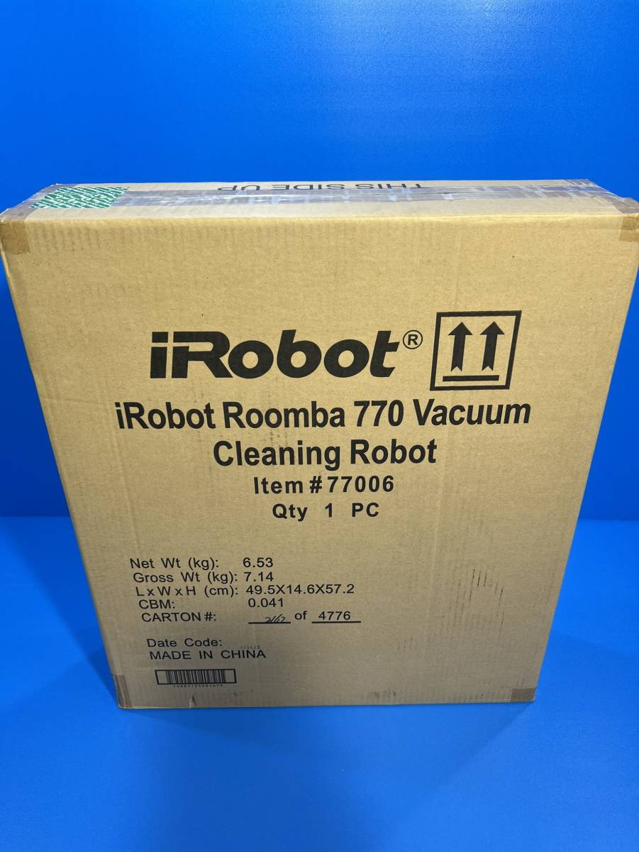 埼玉県さいたま市見沼区のお客様よりiRobot 　アイロボット　 Roomba 770　 Vacuum　 ルンバ　掃除をお買取させて頂きました！