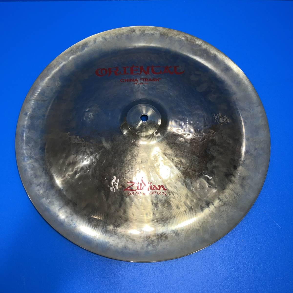 千葉県習志野市のお客様より ZILDJIAN 　ジルジャン　 fx Oriental China Trash 18″（45cm）　シンバル　チャイナ　をお買取させて頂きました！