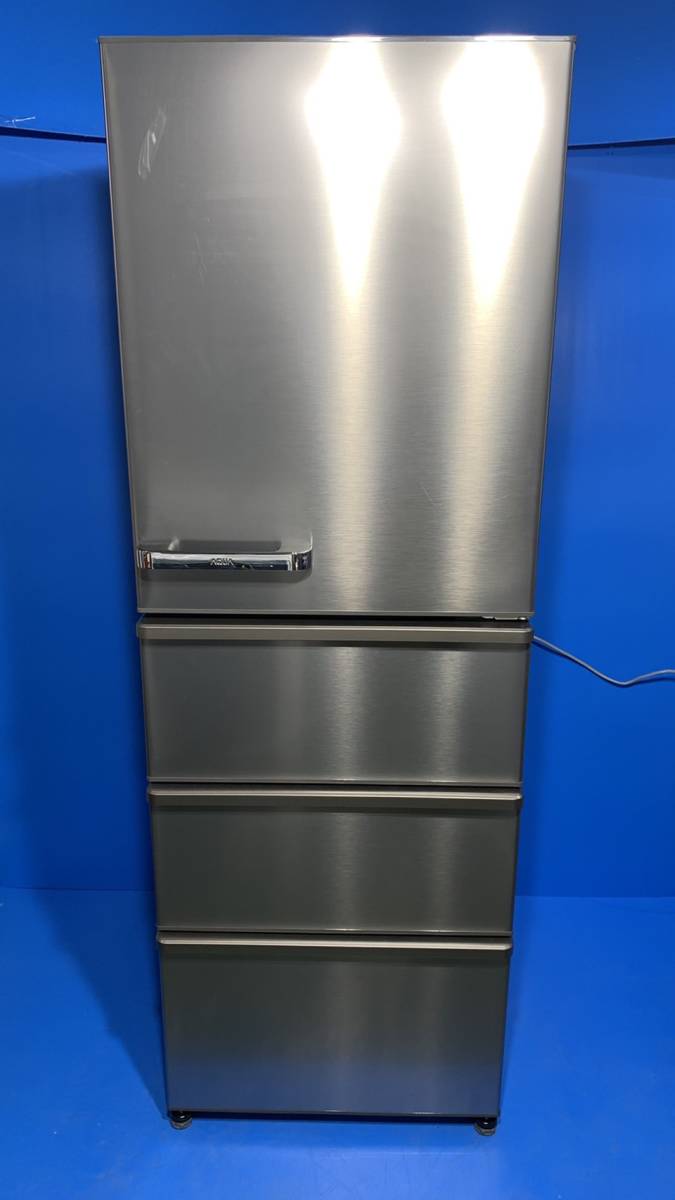 神奈川県横浜市鶴見区のお客様よりAQUA 　AQR-V43K　 430L　2021年製　高年式　 4ドア　保証書あり　 冷凍冷蔵庫 　右開きをお買取させて頂きました！