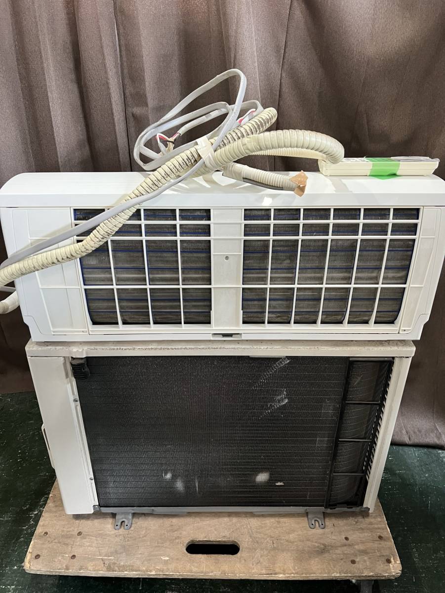 東京都稲城市のお客様より ポンプダウン済み　HITACHI　 RAS-A22F 日立 白くまくん エアコン 2.2kW おもに6畳用 2017年製　※フィルター汚れありをお買取させて頂きました！