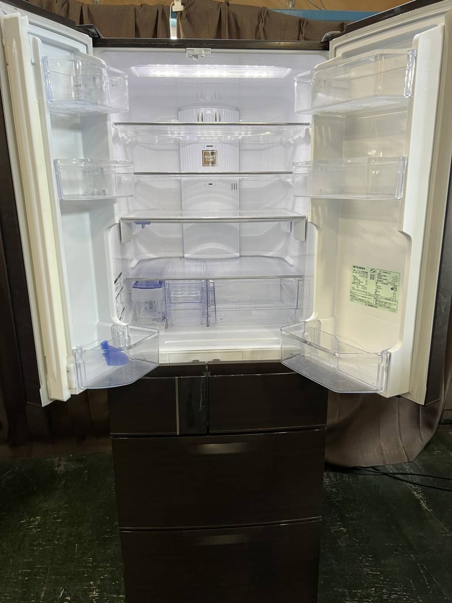 神奈川県横浜市西区のお客様より三菱冷凍冷蔵庫「置けるスマート大容量」JXシリーズ525L MR-JX53X 　2014年製をお買取させて頂きました！