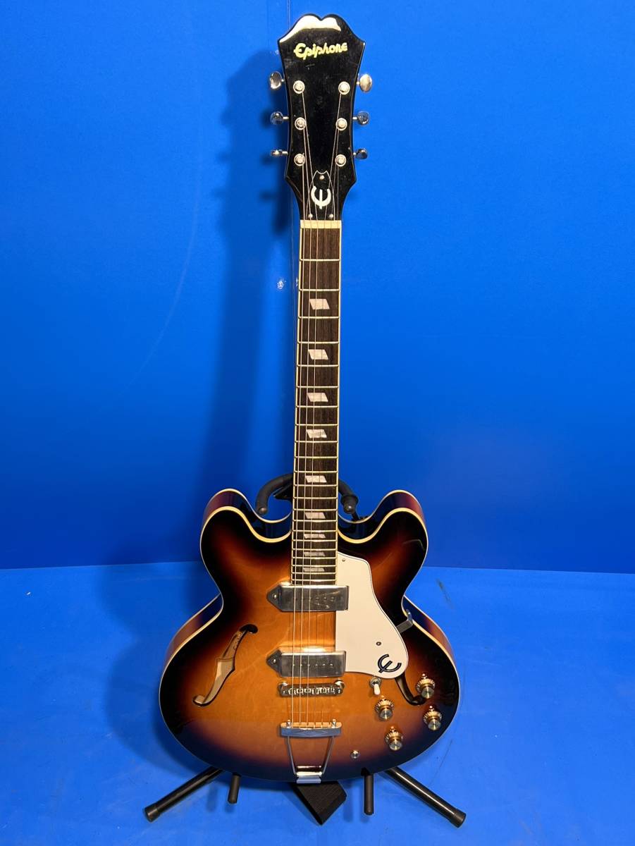 東京都多摩市のお客様よりEpiphone 　エピフォン　 Casino VS　 エレキギター 　ソフトカバー付きをお買取させて頂きました！