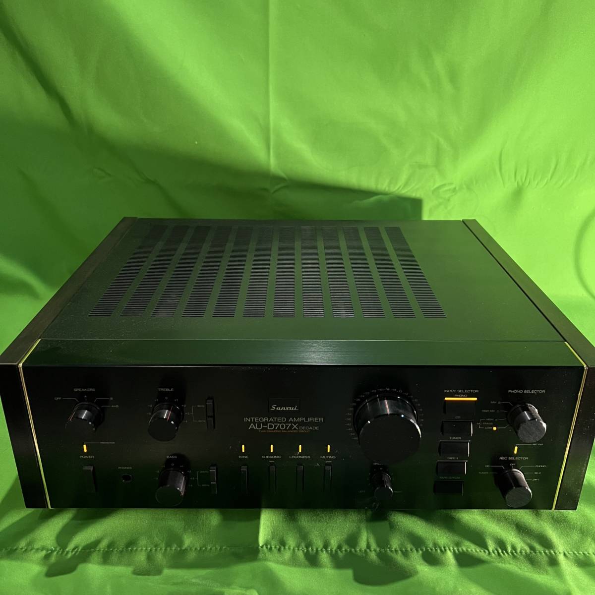 千葉県千葉市緑区のお客様より Sansui　山水　AU-D707X DECADE　サンスイ　プリメインアンプをお買取させて頂きました！