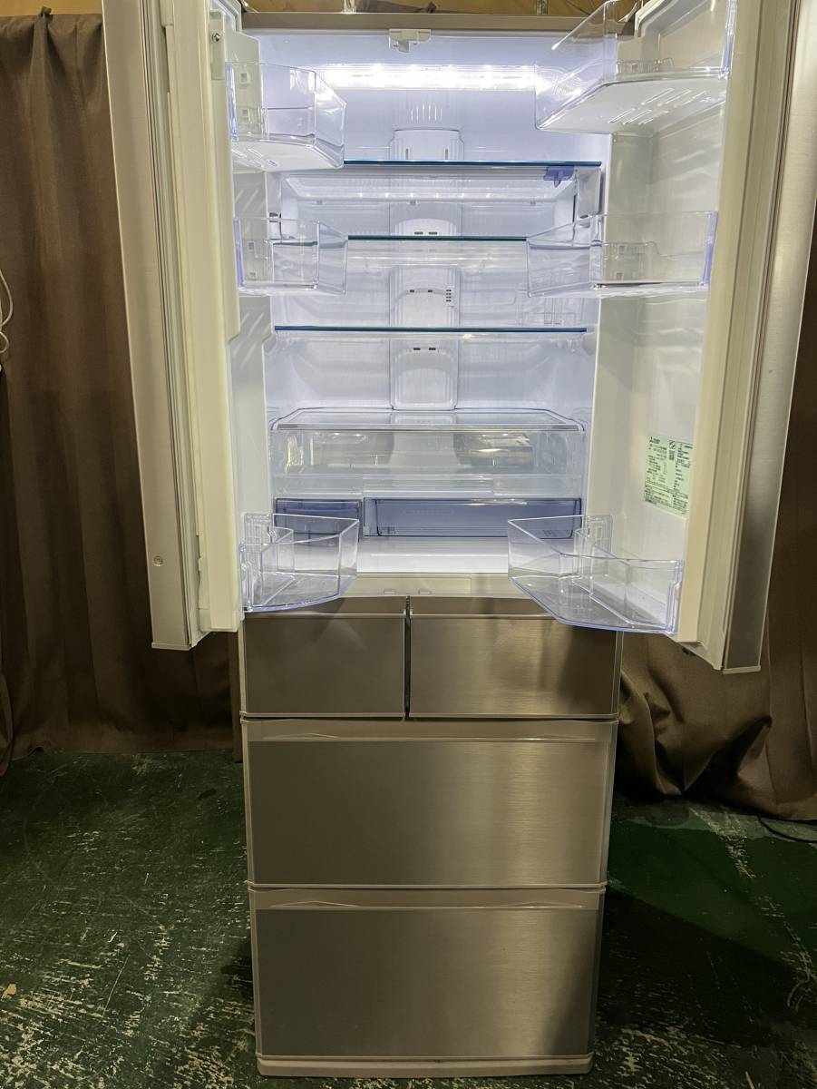 神奈川県伊勢原市のお客様より三菱　MITSUBISHI　 2016年製　6ドア　 ノンフロン冷凍冷蔵庫 　MR-JX53Z-N2　517L 　フレンチドアをお買取させて頂きました！