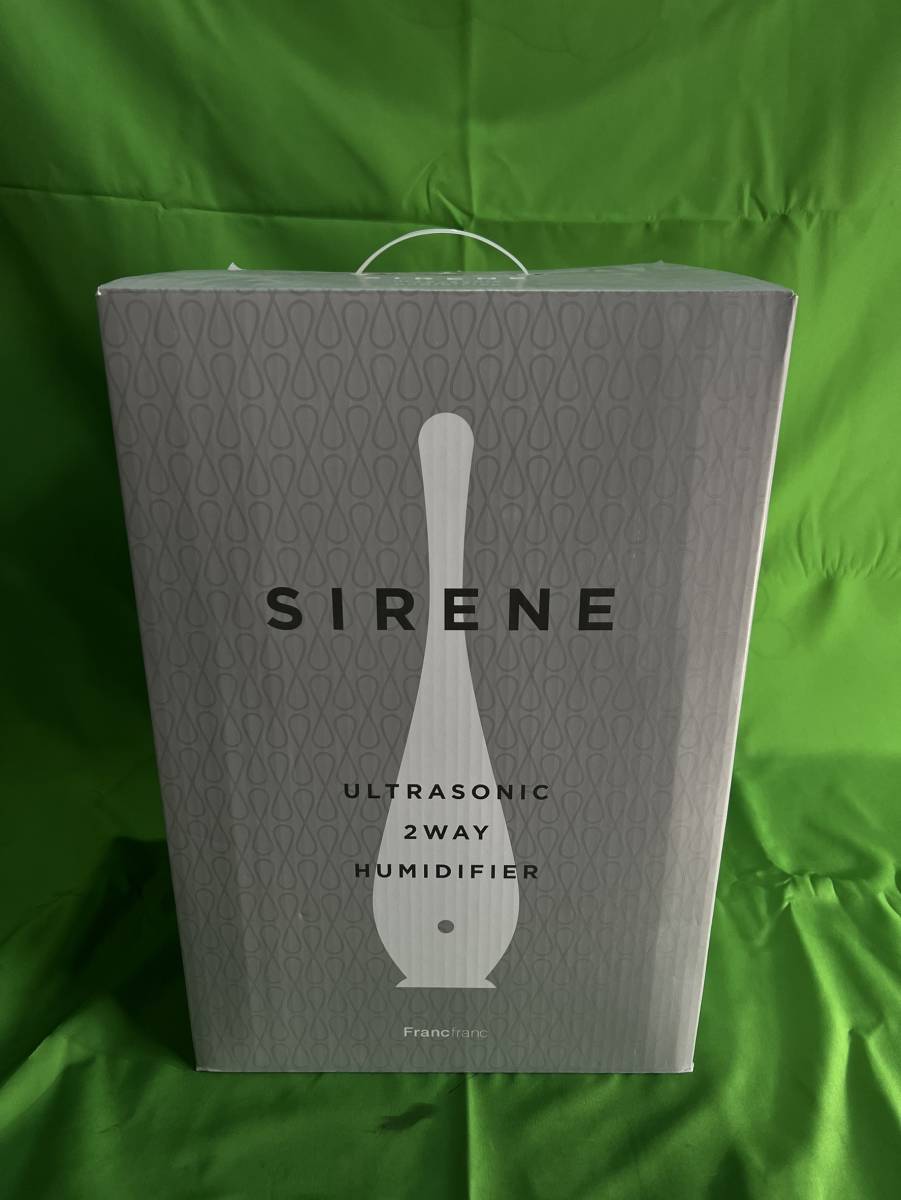 東京都葛飾区のお客様より JF88-HF　2020年製　Francfranc　シレーヌ 　超音波式2WAY加湿器　 ホワイト 　大容量5L 　アロマ対応　※スレ・キズありをお買取させて頂きました！
