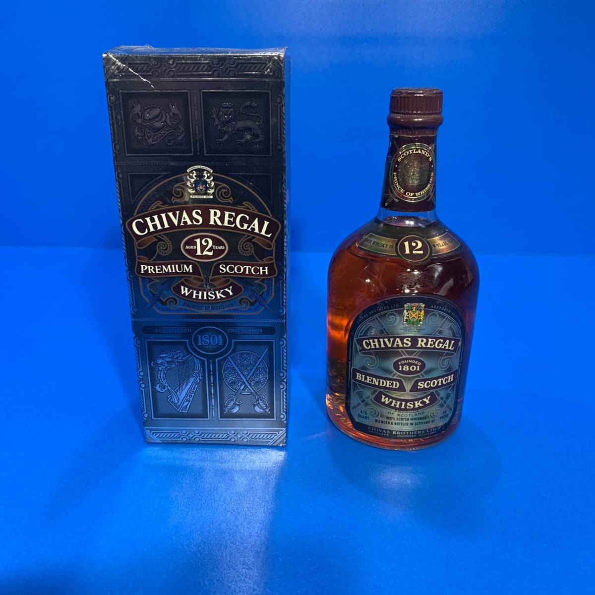 神奈川県厚木市のお客様よりシーバスリーガル 12年 750ml　700ml 43% スコッチウイスキー CHIVAS REGALをお買取させて頂きました！