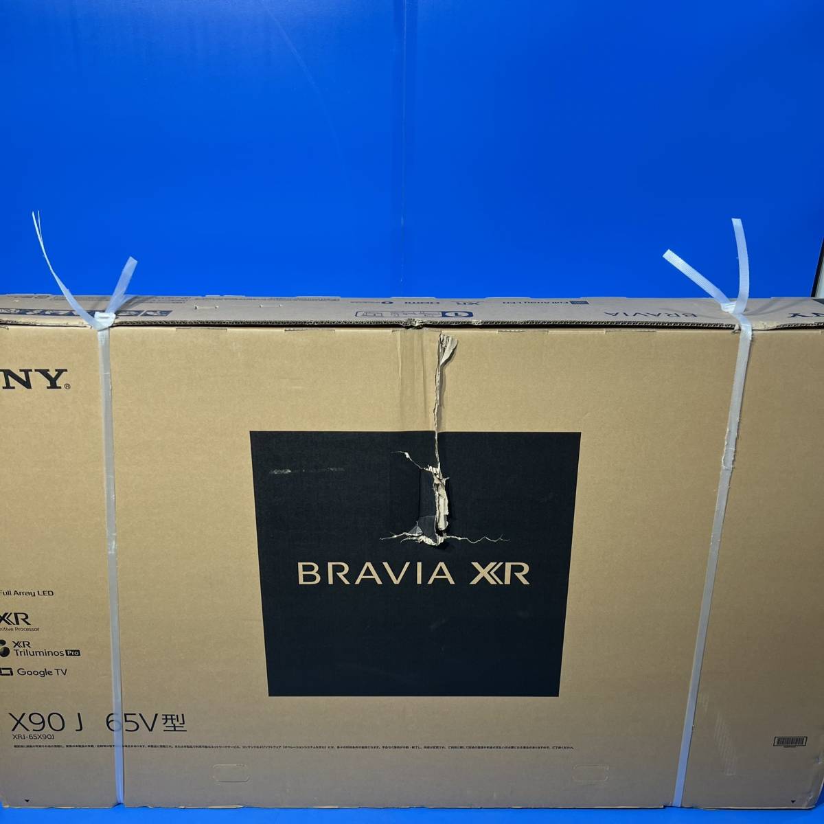 東京都三鷹市のお客様よりSONY　ブラビア　4K/液晶テレビ 　65型　XRJ-65X90J　※箱ダメージ有をお買取させて頂きました！