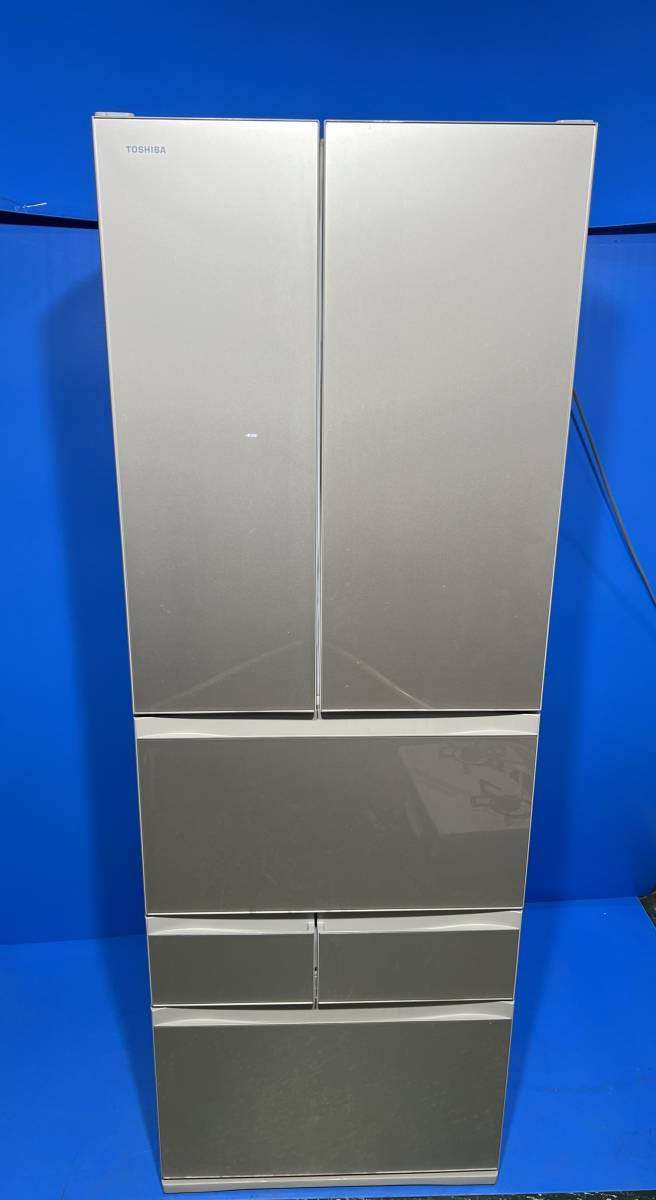 神奈川県相模原市緑区のお客様より東芝　TOSHIBA　 2019年　 冷凍冷蔵庫　 GR-R460FH　 462L 　6ドア　フレンチドアタイプ　新鮮 摘みたて野菜室をお買取させて頂きました！