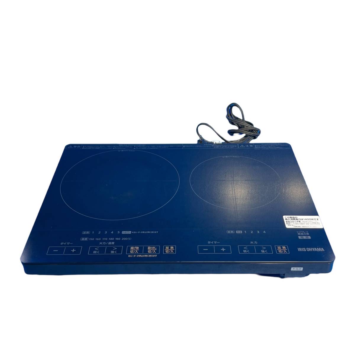 埼玉県新座市のお客様よりアイリスオーヤマ IHクッキングヒーター IHC-WKG2S-B　2口100V　ブラック全面フルフラット硝子トップをお買取させて頂きました！