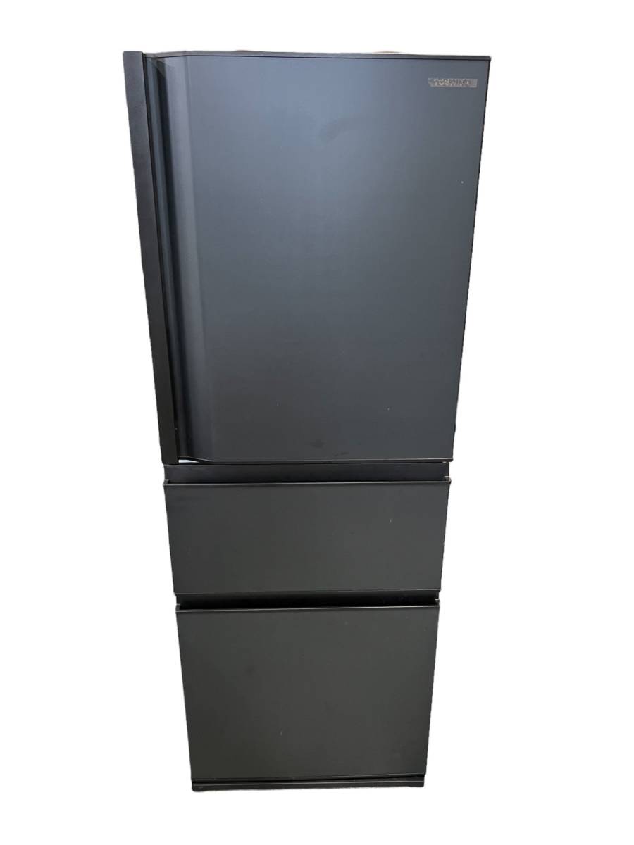 千葉県山武郡のお客様より 東芝 TOSHIBA ノンフロン冷凍冷蔵庫　GR-S33SC（KZ)　2021年製　326L 高年式 全段ガラス棚 3ドアをお買取させて頂きました！