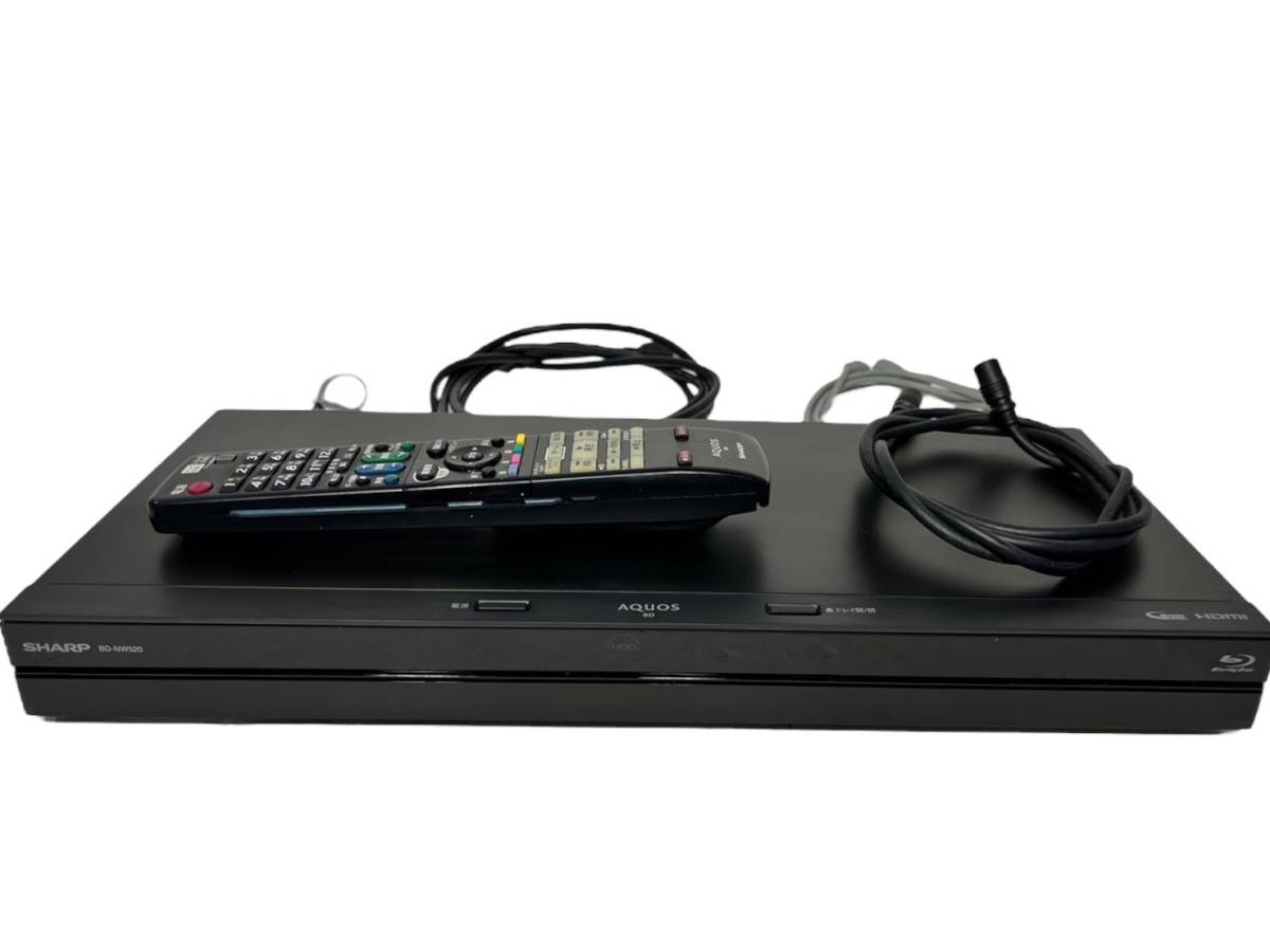 千葉県八街市のお客様よりSHARP シャープ ブルーレイディスクレコーダー BD-NW520 2018年製品　リモコン付きをお買取させて頂きました！