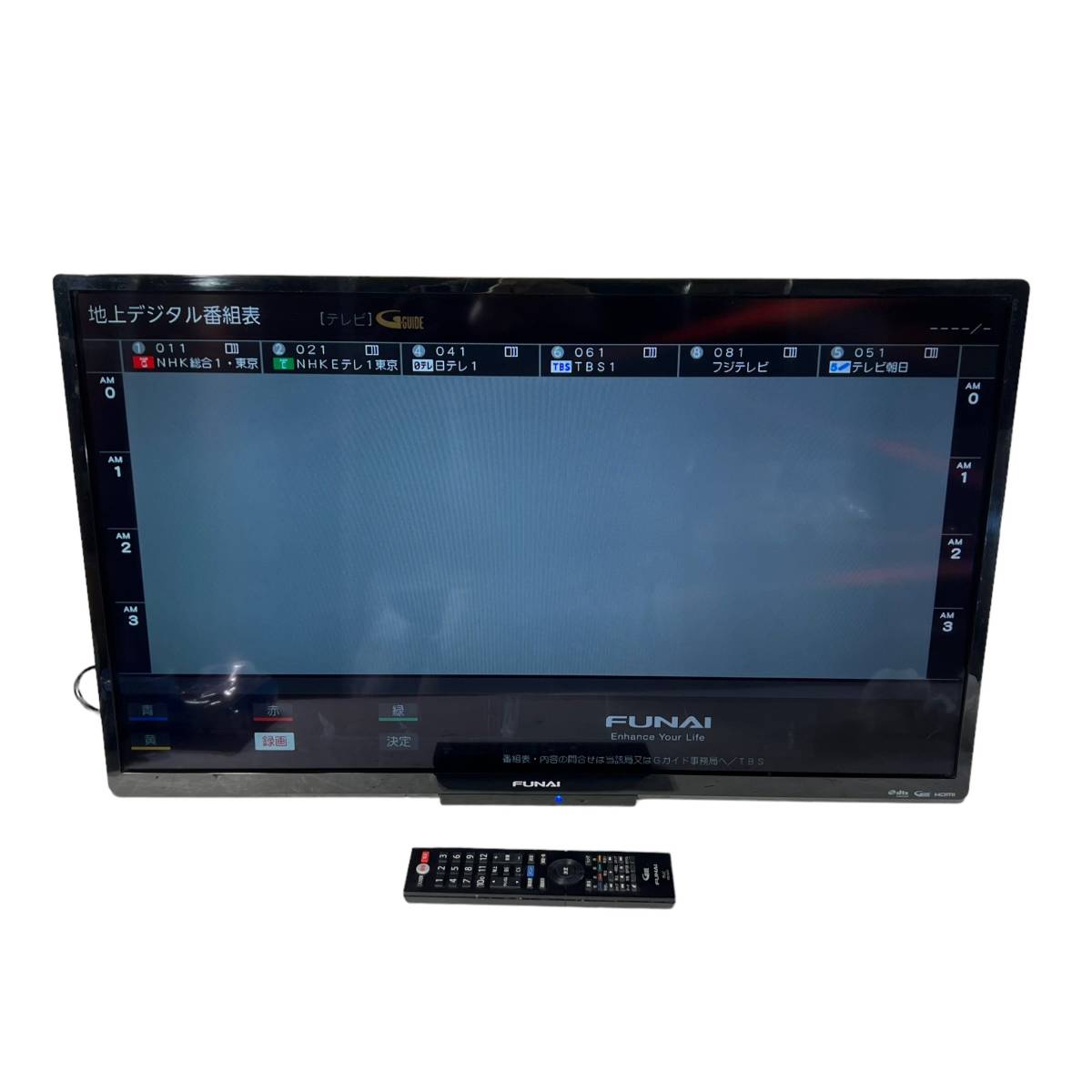 東京都江戸川区のお客様より32型液晶テレビ 　ハイビジョン液晶テレビ　 FL-32H1010 2018年製をお買取させて頂きました！