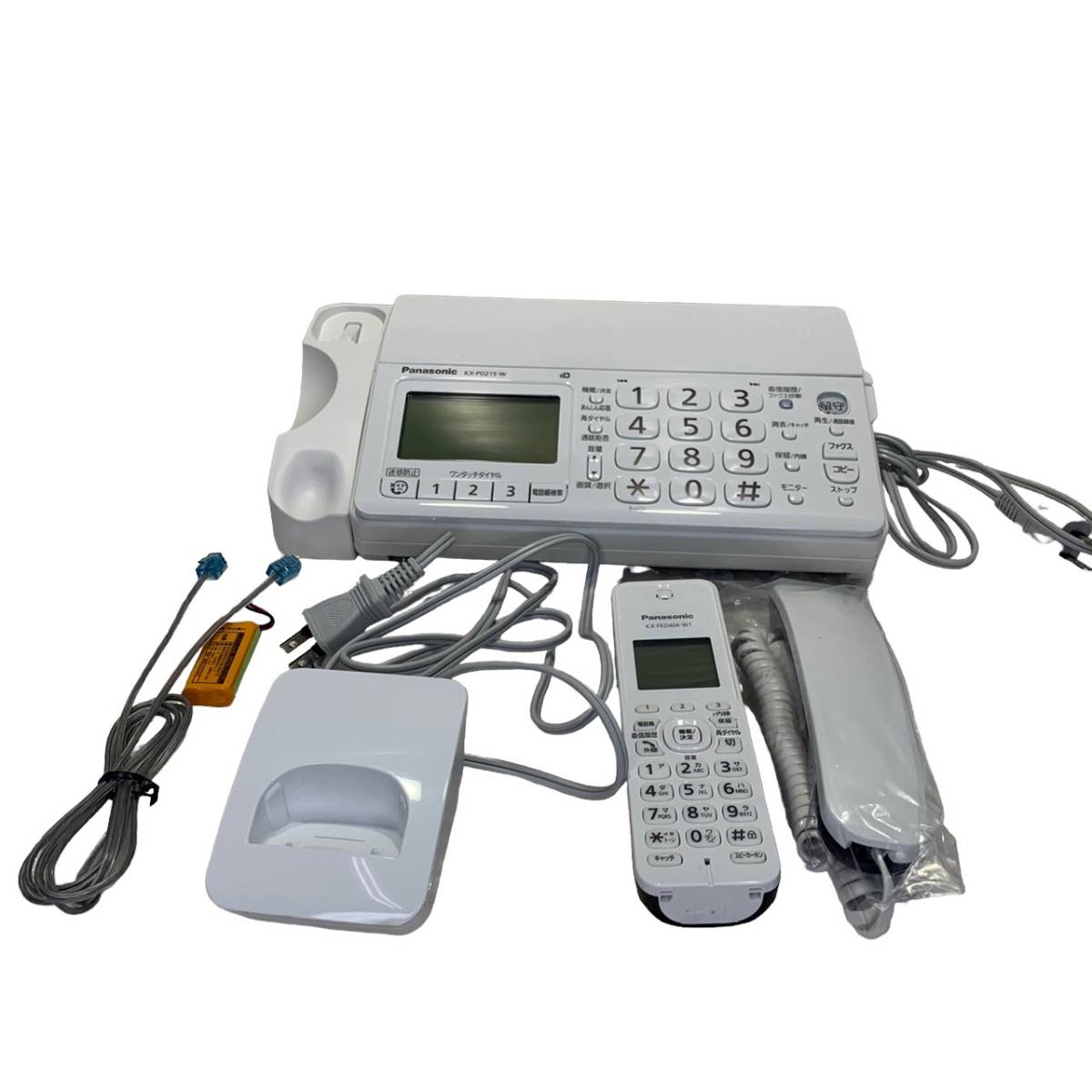 東京都羽村市のお客様よりPanasonic パナソニック 子機 KX-PD215W KX-FKD404 FAX電話機 子機付きをお買取させて頂きました！