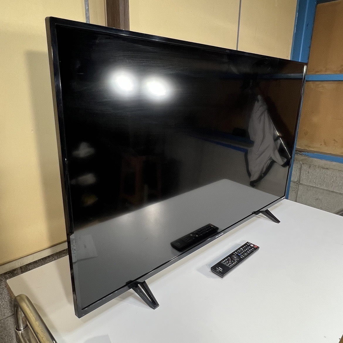 神奈川県川崎市川崎区のお客様よりフナイ FL-50U3010 液晶カラーテレビ 直接引取可 FUNAI 2019年製 リモコン スタンド50V型 4Kをお買取させて頂きました！