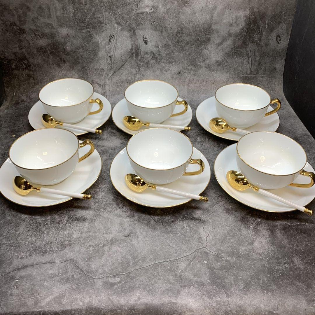 東京都江東区のお客様よりOKURA/Noritake ゴールドライン カップ&ソーサー 6客をお買取させて頂きました！