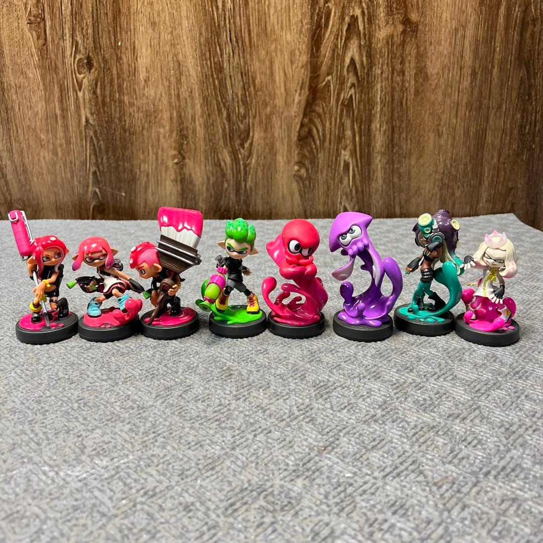 東京都練馬区のお客様よりスプラトゥーン アミーボ amiibo フィギュア セット 8体をお買取させて頂きました！
