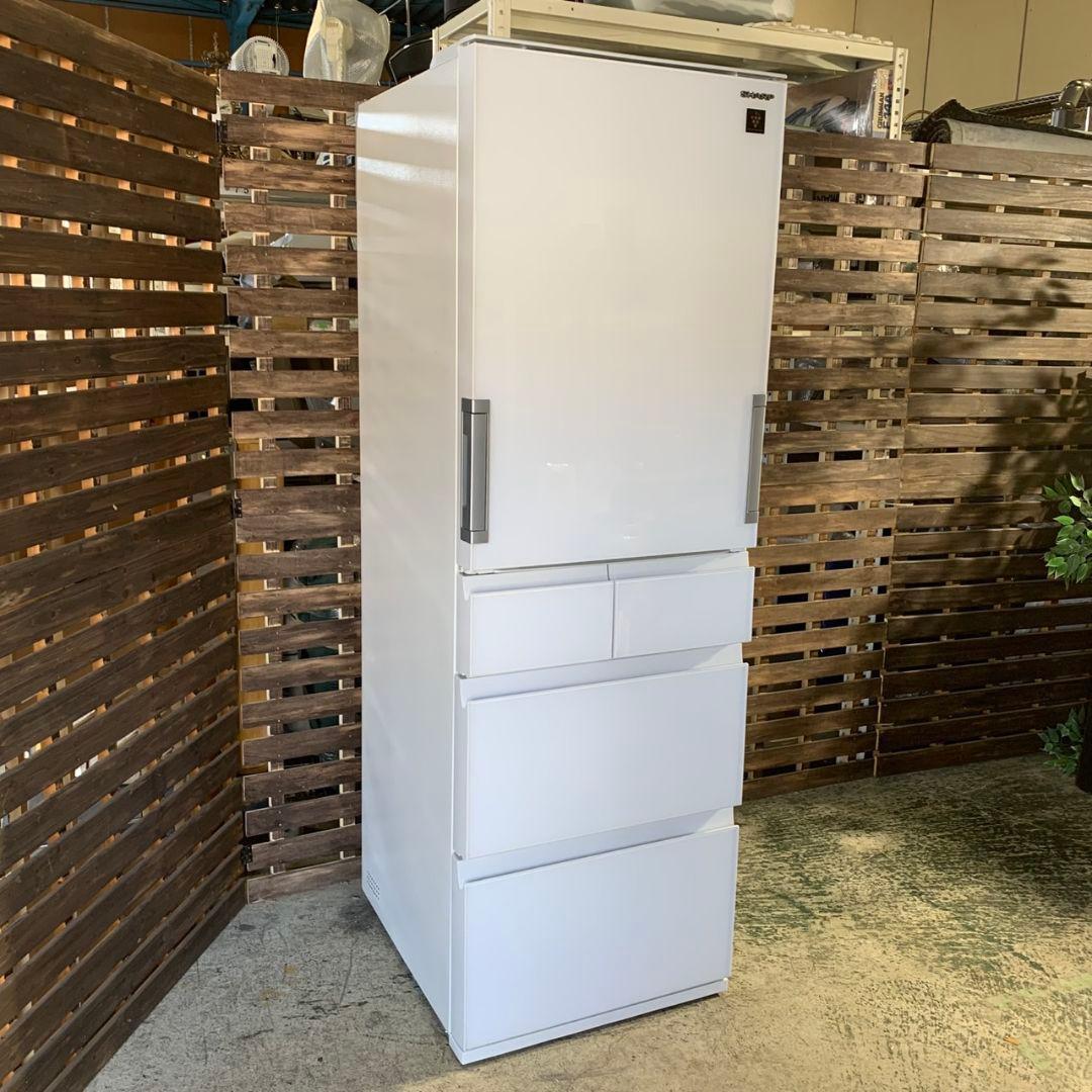 東京都練馬区のお客様よりSHARP 412L 両開き 冷蔵庫をお買取させて頂きました！