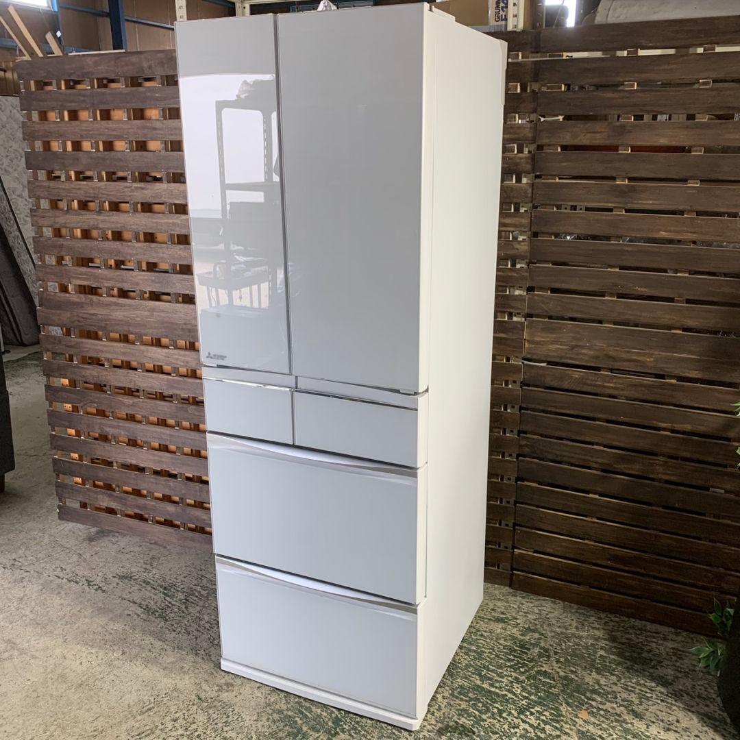 東京都八王子市のお客様よりフレンチドア冷蔵庫 三菱 455L ガラストップをお買取させて頂きました！