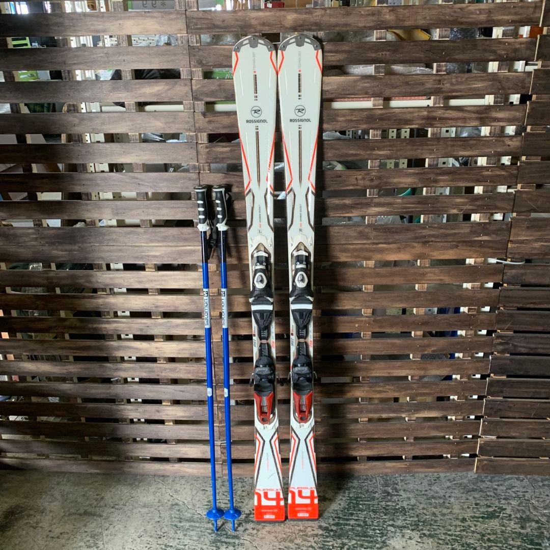 東京都杉並区のお客様よりROSSIGNOL / salomon スキー板 ストック セットをお買取させて頂きました！