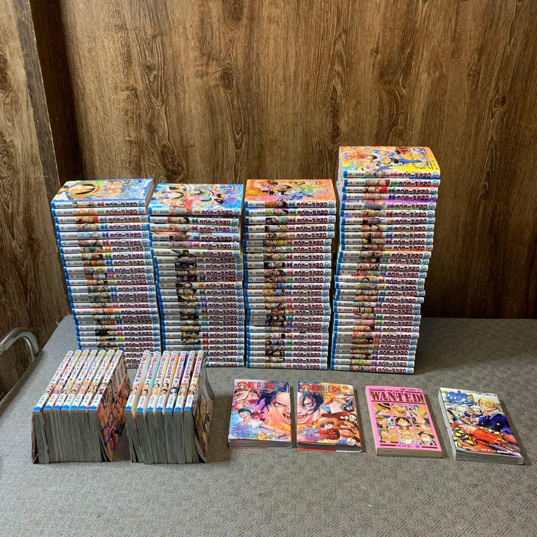 東京都杉並区のお客様よりワンピース 漫画セット 1～107巻+他18巻をお買取させて頂きました！