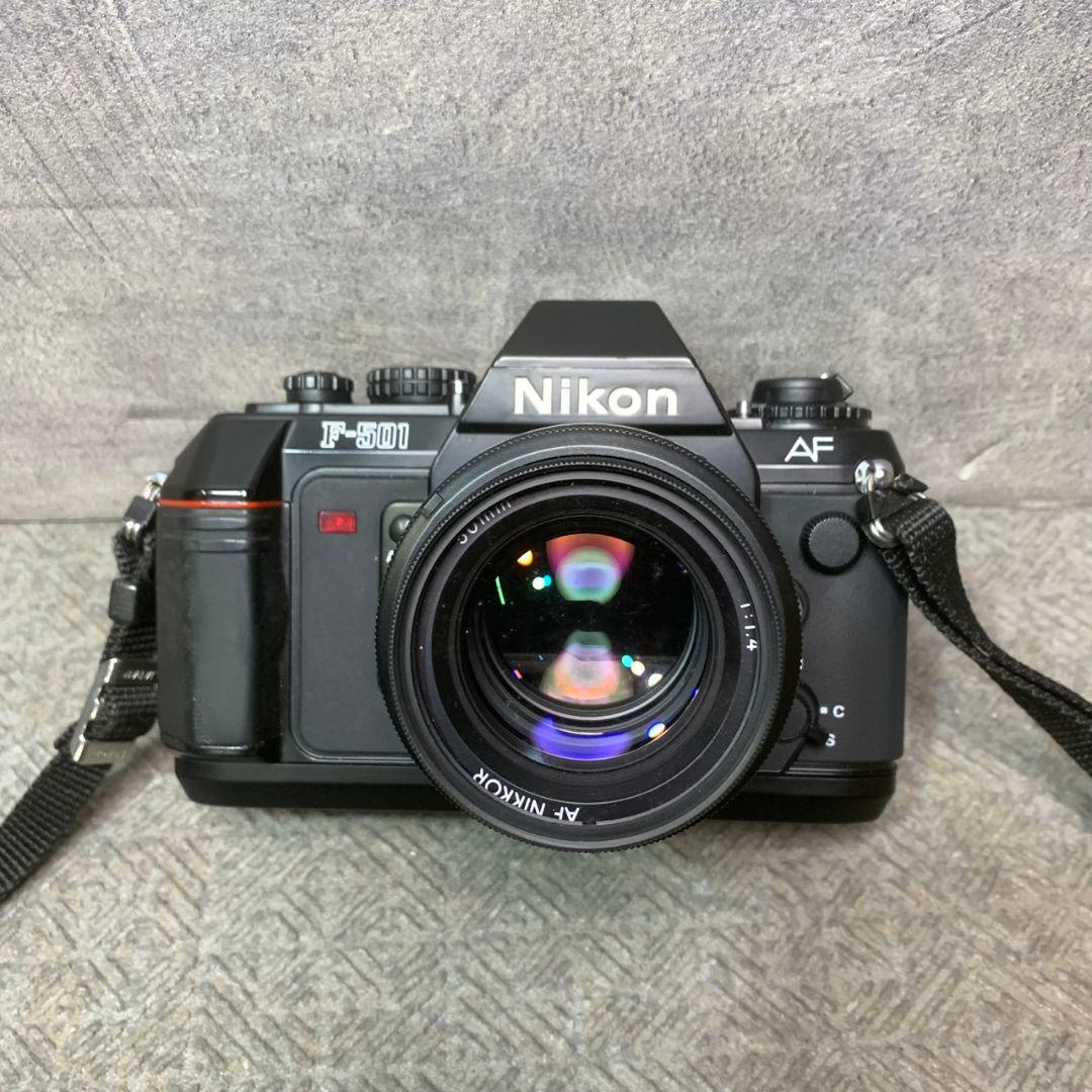川崎市中原区のお客様より Nikon 一眼レフフィルムカメラ F-501 レンズ3本セットをお買取させて頂きました！