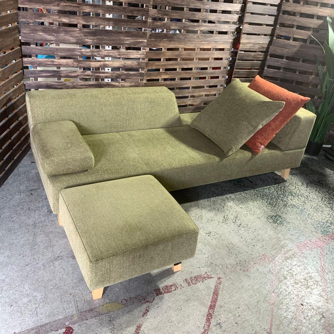 川崎市中原区のお客様より FLANNEL SOFA フランネル カウチソファ オットマン付をお買取させて頂きました！