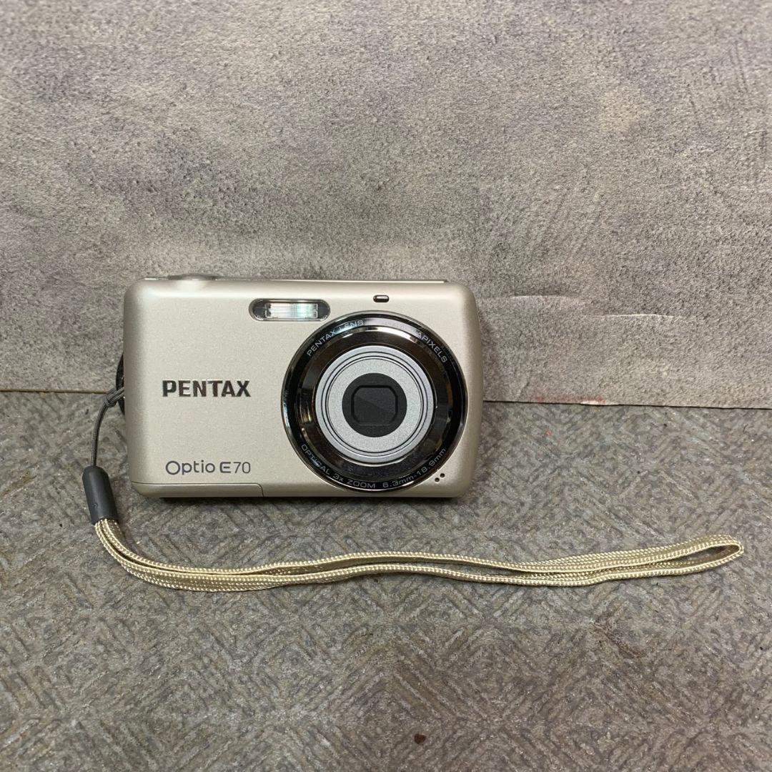 東京都町田市のお客様よりPENTAX Optio E70 コンパクトデジタルカメラ ゴールドをお買取させて頂きました！