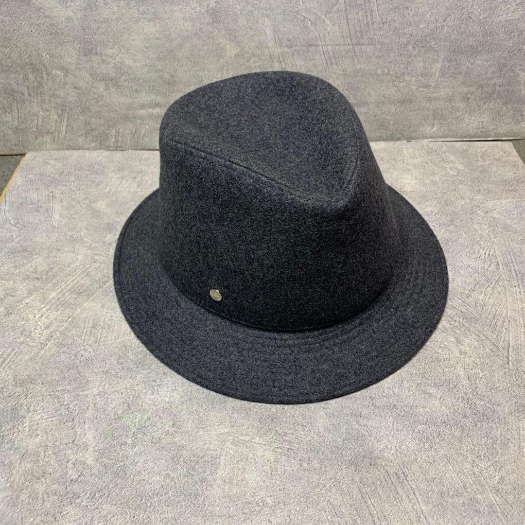 神奈川県海老名市のお客様よりHERMES エルメス カシミヤ混 ハット 帽子 56サイズ グレーをお買取させて頂きました！