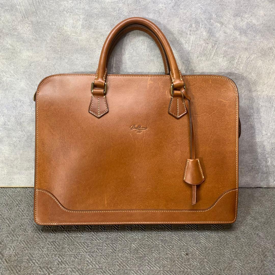 東京都八王子市のお客様よりBoldrini SELLERIA レザー ブリーフケースをお買取させて頂きました！