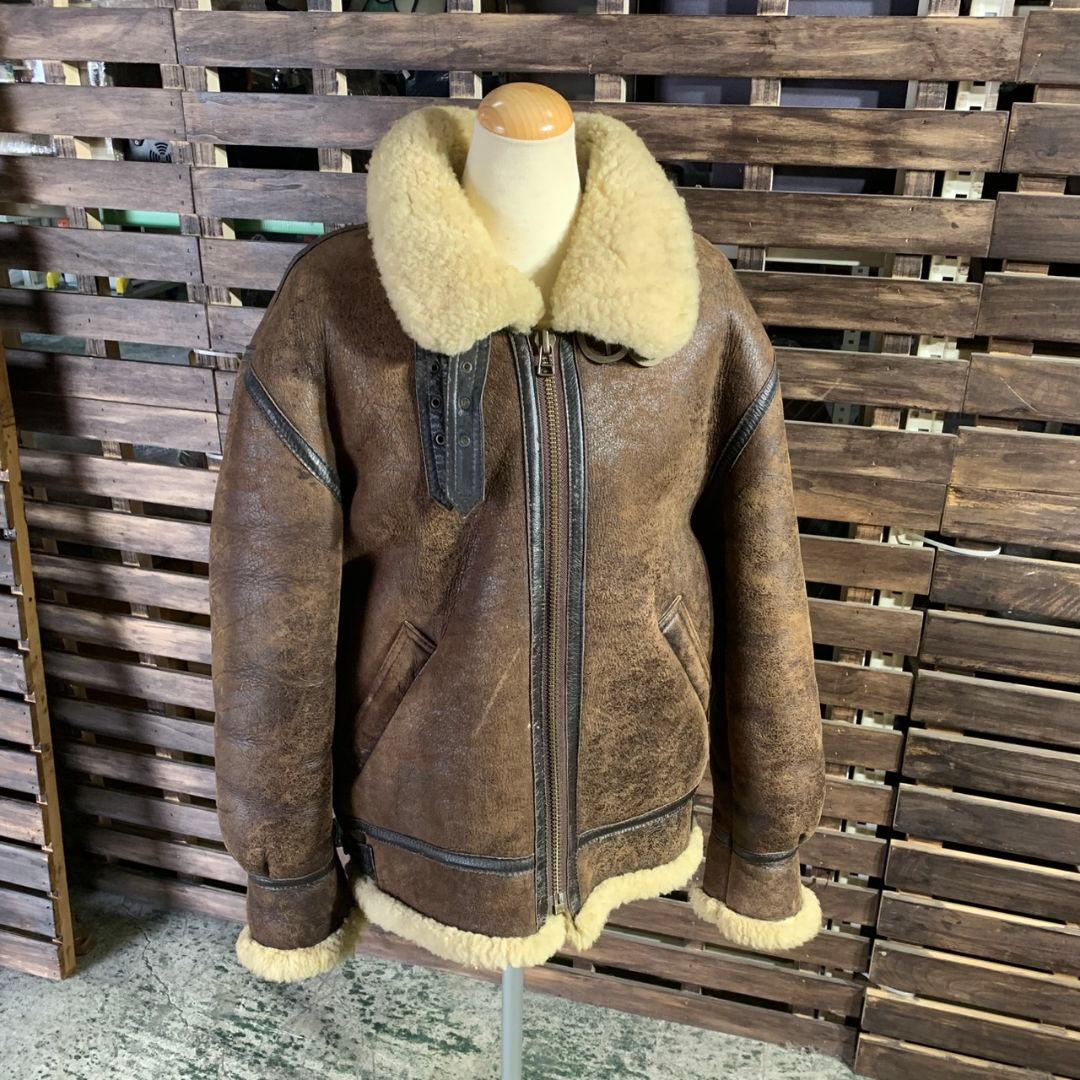 東京都町田市のお客様よりリアルムートン フライトジャケット Lサイズをお買取させて頂きました！