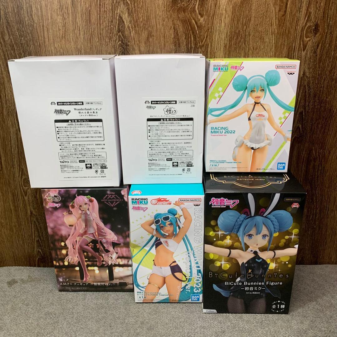 静岡市葵区のお客様より 初音ミク 桜ミク レーシングミク フィギュア 6体をお買取させて頂きました！